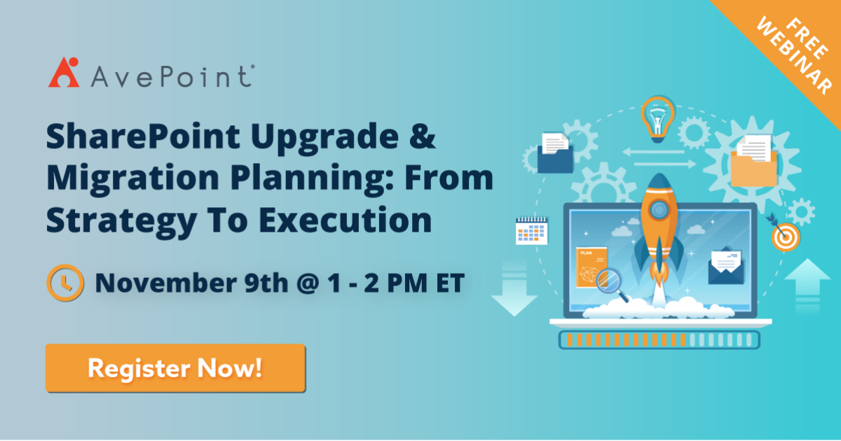 SharePoint Upgrade & Migration Planning: From Strategy To Execution ...