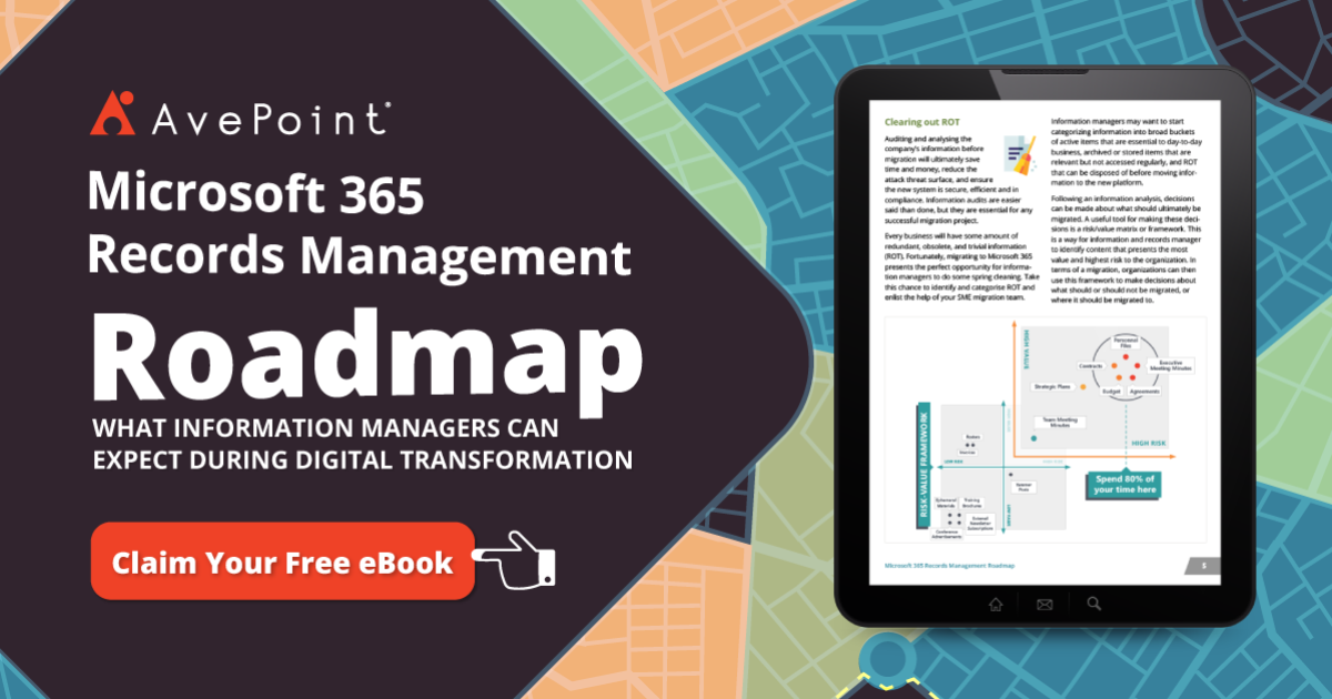 Microsoft 365 Records Management Roadmap | AvePoint