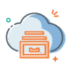 Cloud Archiving Icon