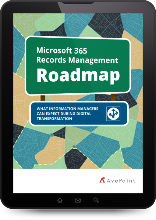 Records Mgmt Roadmap e Book Tablet Cover