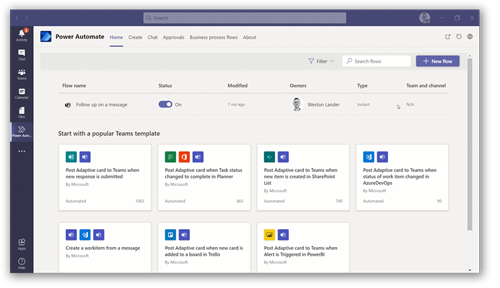 Automate routine tasks with Power Automate