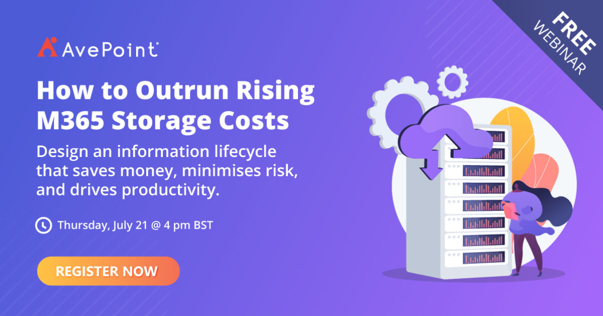 How to outrun rising m365 storage costs avepoint uk