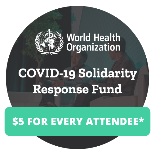 WHO donation graphic